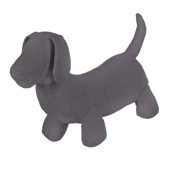 Faux Leather Daschund Dog Doorstop - Brand New Sitting Dachshund - Foto 3