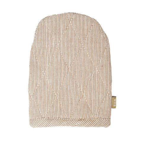 Pin Stripe Half Oven Glove in Golden Yellow by Raine &  Humble