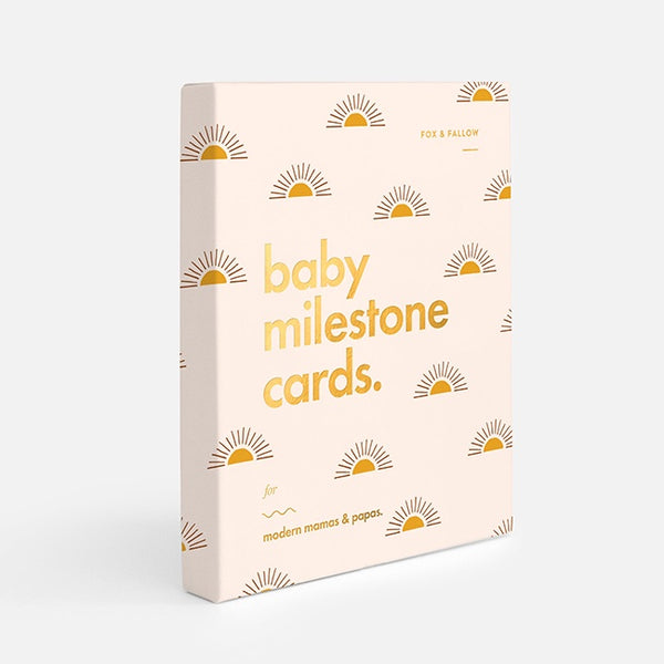 Fox & Fallow Baby Milestone Cards Set 