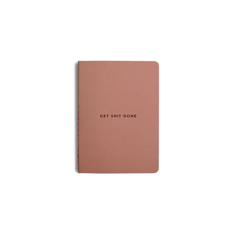 MiGoals - Get Shit Done Notebook - A6 - Soft Cover - Clay