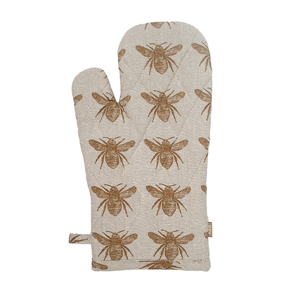 Honey Bee Single Oven Glove in Mustard by Raine & Humble