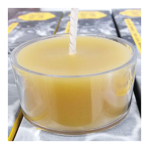 Rooftop Honey Beeswax Tea Light Candle Set of 5