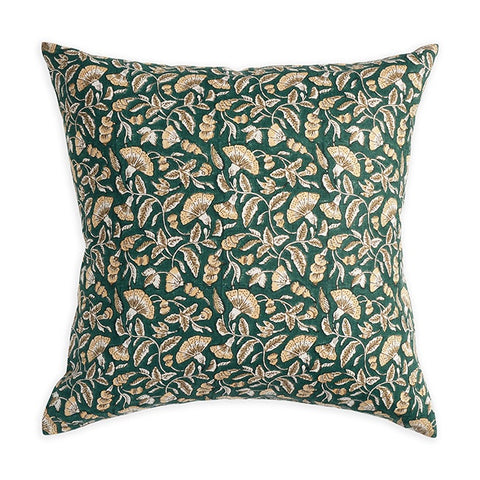 Walter G Antibes Byzantine Linen Green Cushion