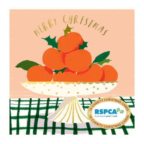 Christmas Card Pack 10 | Charity RSPCA | Bowl of Delights