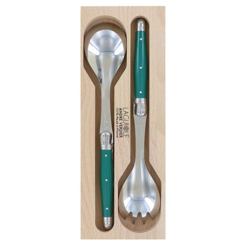 Andre Verdier Debutant Salad Server 2pcs Set Green