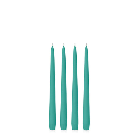 Hueseeka Taper Candle (Pack of 4) Emerald Green