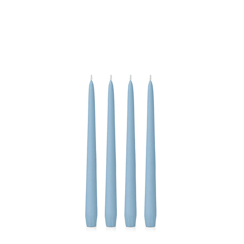 Hueseeka Taper Candle (Pack of 4) Pastel Blue