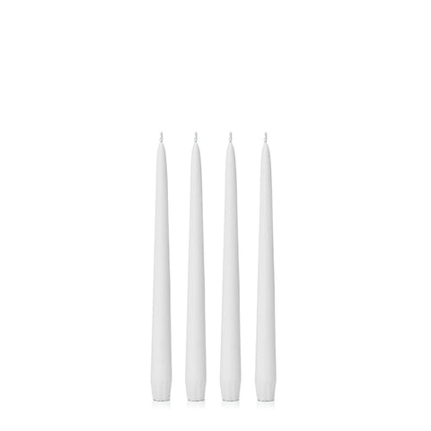 Hueseeka Taper Candle (Pack of 4) White