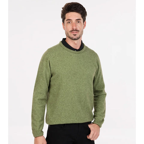 Crew Neck Sweater by Native World - Pistachio