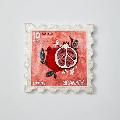 Jones & Co Pomegranate Stamp