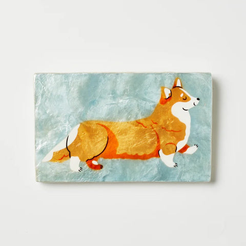 Jones & Co Corgi Pup Wall Tile