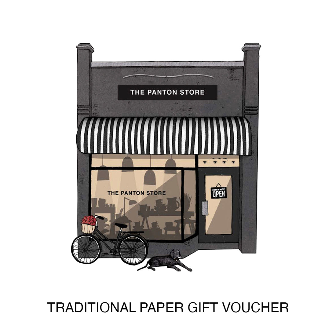 The Panton Store Traditional Paper Gift Voucher - To Be Redeemed In Store