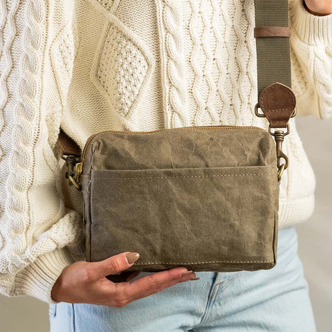 Uashmama Tracolla Crossbody Bag Large - Olive - Pre-Order 6 Weeks