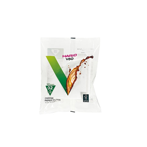 Hario V60 Paper Filter 02 White 100 Sheets