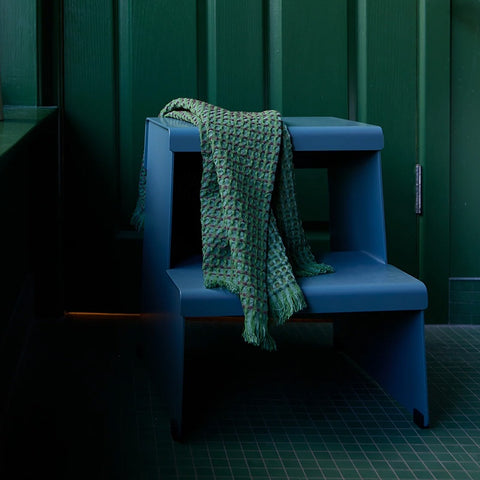 Aalto Waffle Cotton Hand Towel - Eucalyptus