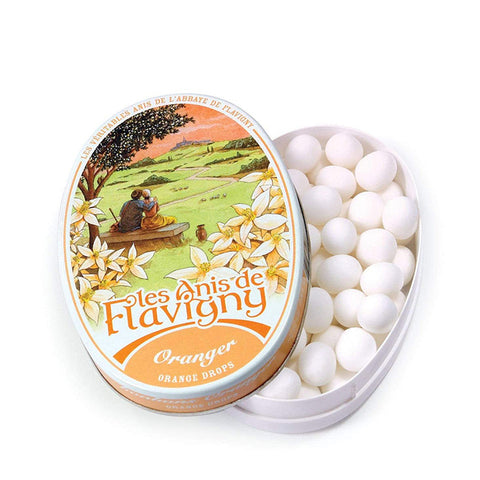 Mint Anis de Flavigny Pastilles 50g Tin