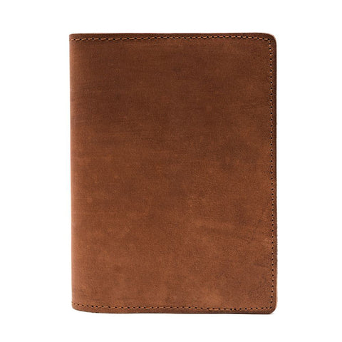 A6 Apica Notebook with Leather Jacket in Tan Cover