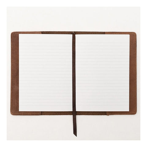 A5 Apica Notebook with Leather Jacket in Tan Cover