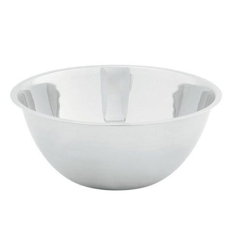 stainless steel  mixing bowl on a white background