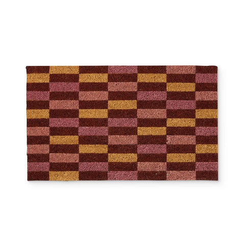 Boston Cedar Check Doormat