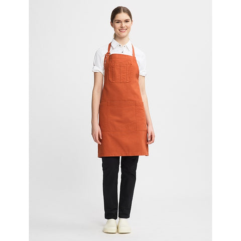 Boston Cotton Drill Unisex Apron Pumpkin