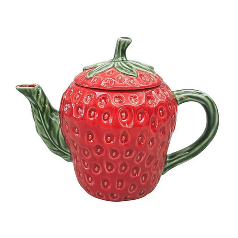 Strawberry Teapot Red
