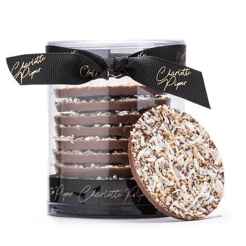 Charlotte Piper Milk Chocolate Coconut Rough Disks