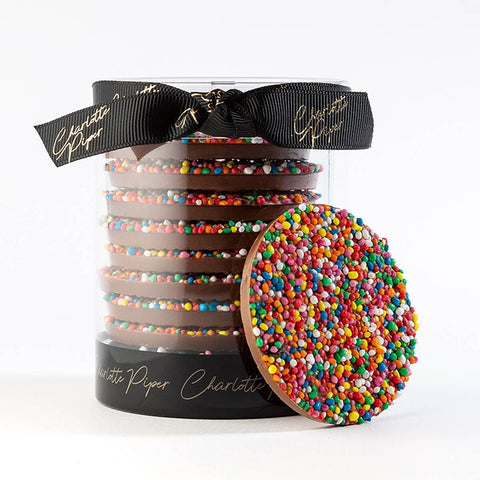 Charlotte Piper Milk Chocolate Sprinkle Disks