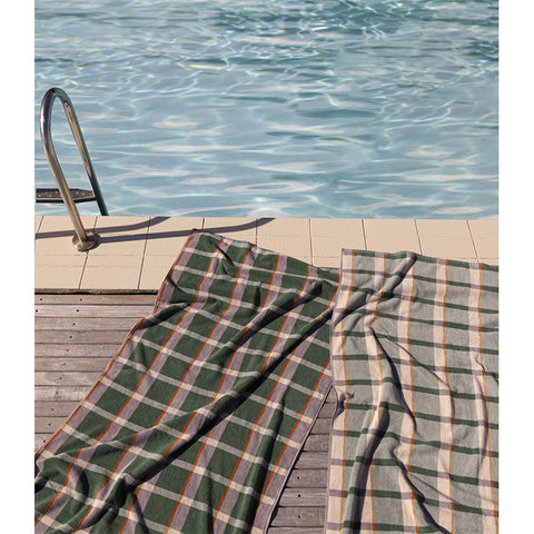 Citta Cozumel Beach Towel Mint Multi 90cm x 170cm 