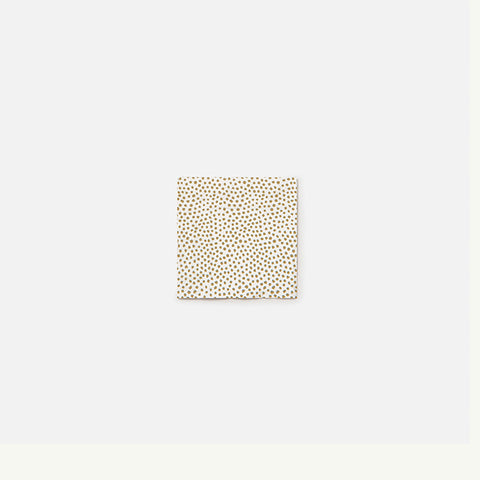 Città Pois Paper Napkin in Mustard White Spots