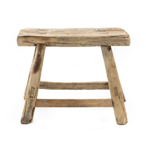 Elm Wood Foot Stool