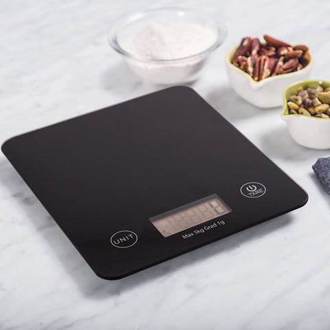 Davis & Waddell Atlas Electronic Kitchen Scale in Black