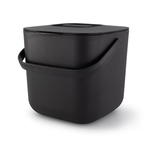 DESIGNSTUFF Compost Bin 7L Black