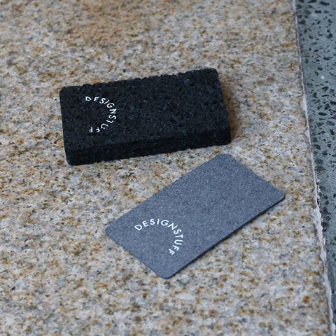 DESIGNSTUFF Compressed Cellulose Sponge in black