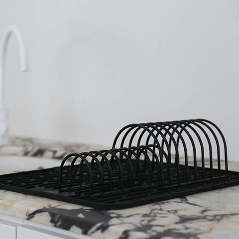 DESIGNSTUFF Dish Drainer in black set of 2