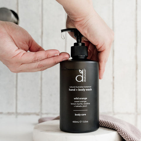 Dindi Naturals Botanical Hand + Body Wash 400ml | Wild Orange