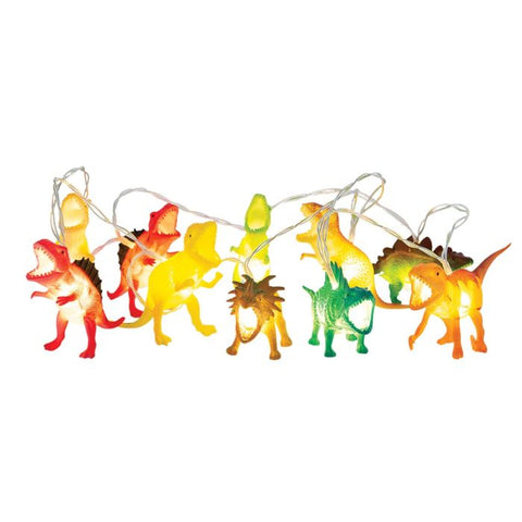 Dinosaur Illuminated String Lights 10 Assorted - 2.1m - Battery Operated