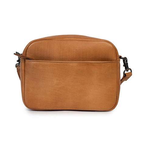 Dusky Robin Head In The Clouds Leather Bag | Tan