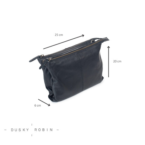 Dusky Robin Leather Ellie Bag - Brown