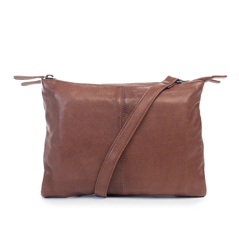 Dusky Robin Leather Ellie Bag - Brown