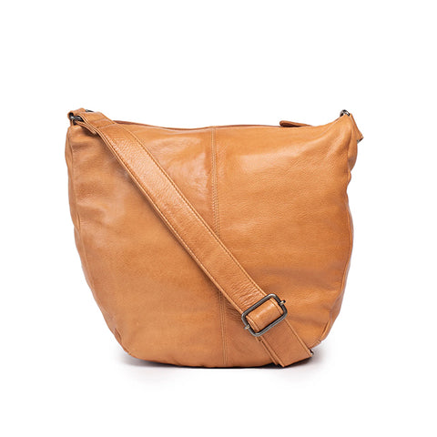 Dusky Robin Leather Ivy Bag Tan