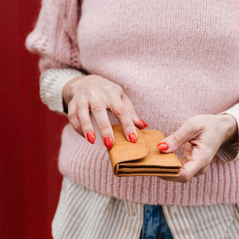 Dusky Robin Leather Kitt Purse