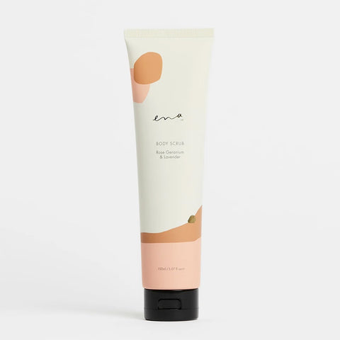 Ena Body Scrub - Rose Geranium & Lavender 150ml