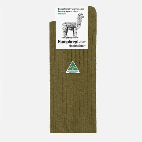 Humphrey Law Alpaca Health Socks Sage