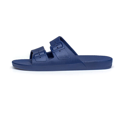 Freedom Moses Slides Navy Adults