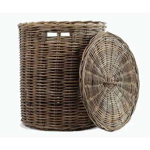 Georgetown Traditional Wicker Laundry Basket w Lid