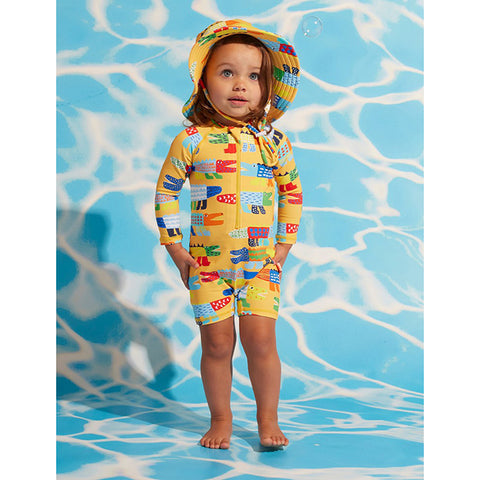 Long Sleeve Rash Suit Chomp by Halcyon Nights