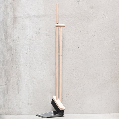 Dustpan & Brush Set With Long Handle