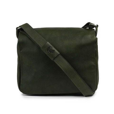 Henk Berg Alex Leather Satchel Small in Vintage Tan