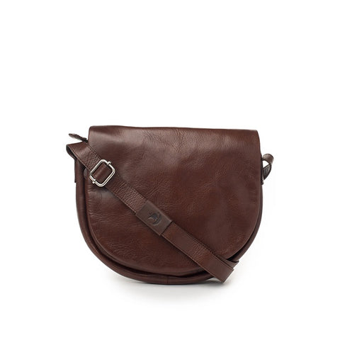 Green Henk Berg Clara Leather Bag in Small by Dusky Robin